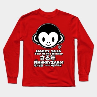 MonkeyZaro 2016 - Happy Year of The Monkey ! Long Sleeve T-Shirt